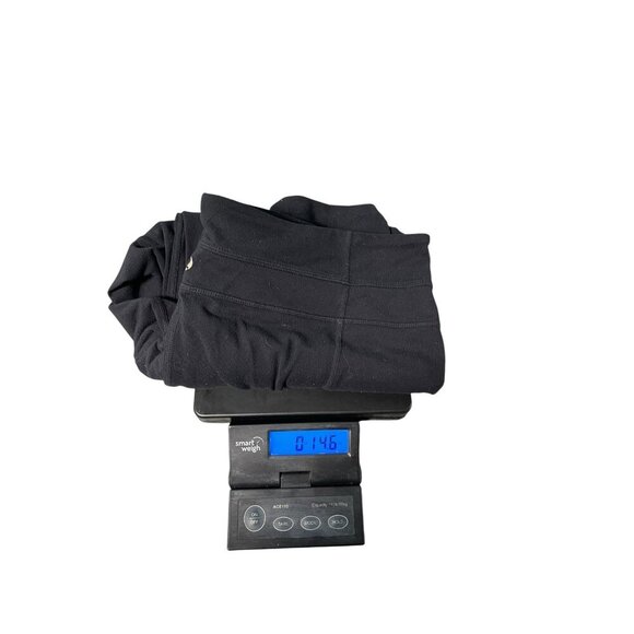 Lululemon Wide Leg Flare Pant Leggings Black Y2K Size 12 Stretch Pull On Active - Picture 11 of 11